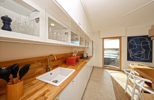 Barneville-Carteret Apartment | La Promenade du Port - Balcon vue sur le port