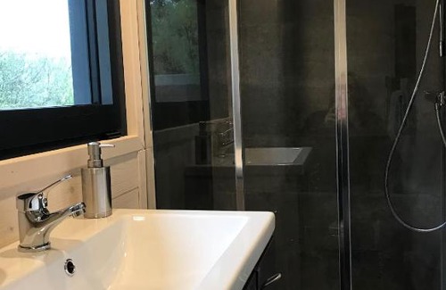 Portbail Ski Chalet | La Roulotte - Tiny House 150m de la Plage