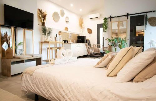 Maraussan Hotel | La suite soledad love room jacuzzi et sauna