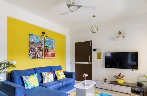 Anjuna Apartment | LA'VIDA BY ALOHAGOA! Stunning 2BHK apartment with pop art décor, 3 balconies