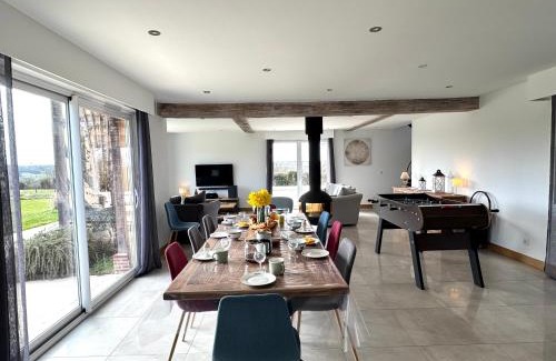 Notre-Dame-de-Courson Villa | La Villa Bretonniere - Piscine & SPA - 9p