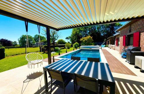 Bosc-Mesnil Villa | La Villa Normande - Piscine - Jaccuzzi encastré - WIFI Fibre - 6 chambres - 4 TV 4K - Jeux Enfants - Luxe