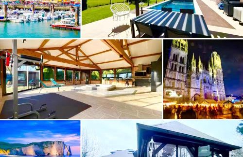 Bosc-Mesnil Villa | La Villa Normande - Piscine - Jaccuzzi encastré - WIFI Fibre - 6 chambres - 4 TV 4K - Jeux Enfants - Luxe