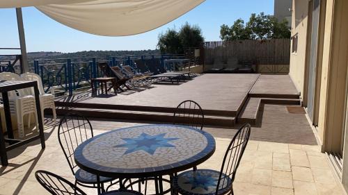 Mateh Yehuda Villa | La Villa Toscana: Pool & Elah Valley vineyard view