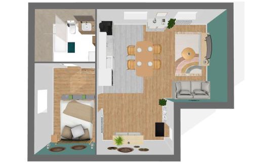 Centre Ville Apartment | La Vue Royale - Face au château - WiFi - 4 personnes