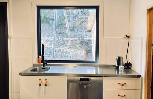 Floda Villa | Ladhus I - Fancy Nature Hill Home with Jetty