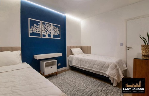 Bela Vista Apartment | Lady London apartamentos Paulista 2 quartos Ar-condicionado Estacionamento grátis na rua Herculano de Freitas Bela Vista Próximo à Av Paulista Hospital Sírio Libanês e Shopping Frei Caneca