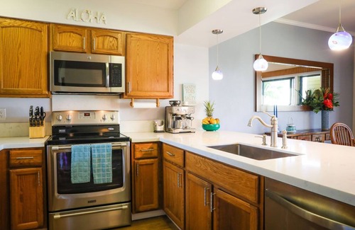 Wailua Condo | Lae Nani 423, Stunning Oceanfront View, Newly Remodeled In Tasteful Island Decor