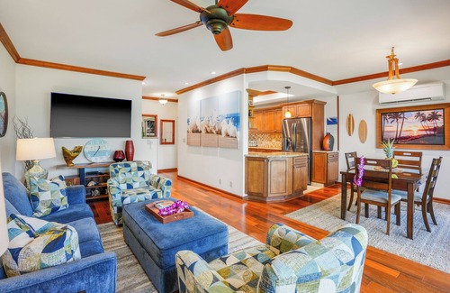 Wailua Condo | Lae Nani 531-Oceanfront View Top Floor with AC