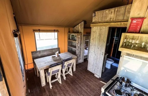 Naucelle House | Lake Bonnefon campsite * - > NEW Safari Premium Tent 2 bedrooms 4 people