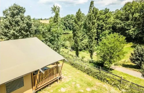 Naucelle House | Lake Bonnefon campsite * - > NEW Safari Premium Tent 2 bedrooms 4 people