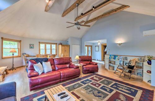 Lake Township House | Lake Cabin in Honor with Hot Tub, Dock and Sauna!