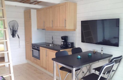 Tofta Cabin | Lake cottage by the sea with its own lake plot, jetty and boat