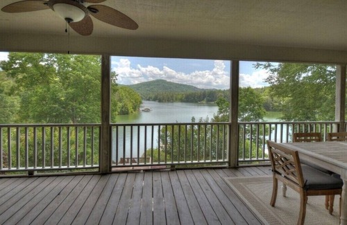 Blairsville Cottage | LAKE COTTAGE on deep water w/MILLION $ views! Newly Renovated HGTV style decor