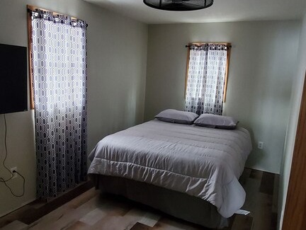 Shawano House | Lake front house for rent with dock and boat.