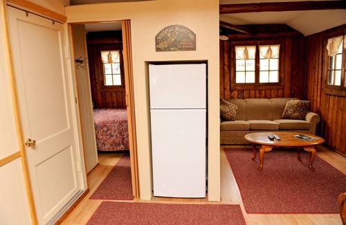 West Branch Cabin | Lake Front One Bedroom Log Cabin located at Clear Lake Resort and Boat Rental