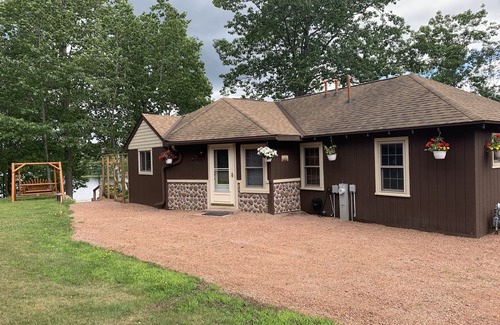 St Germain House | Lake Home on Little St. Germain with Lower Level Walkout
