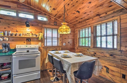 Atlanta Cabin | Lake Livin' Cozy Cabin w/Dock, Bar, 2 Kayaks