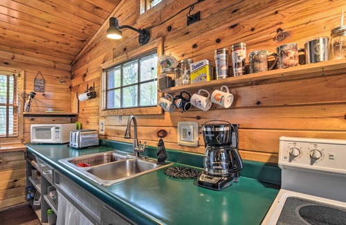 Atlanta Cabin | Lake Livin' Cozy Cabin w/Dock, Bar, 2 Kayaks