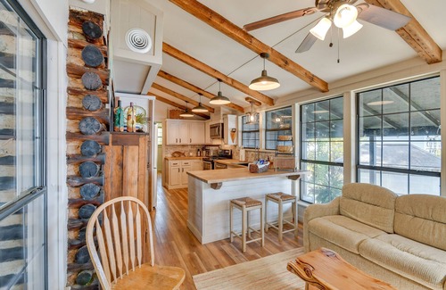 Smith Mountain Estates Cabin | Lake Martin Retreat w/Beach, Boat Dock + Fire Pit