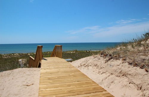 Shelby Cottage | Lake Michigan Cottage with Private Beach