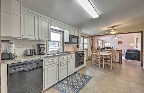 Milledgeville House | Lake Sinclair Cottage with Deck & Boat Dock!