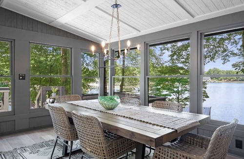 Westport House | Lake Therapy is a freshly renovated, 5 bdrm 6 bath exquisite lakefront property