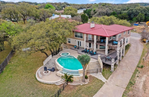 Highland Lake Estates House | Lake Travis Villa w/Hot Tub, Pool & Game Room