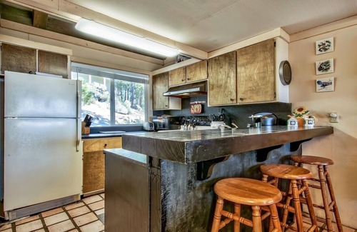 Tahoe Village House | Lake View Cabin with Private Hot Tub & Comm Pool & Hot Tub Too!