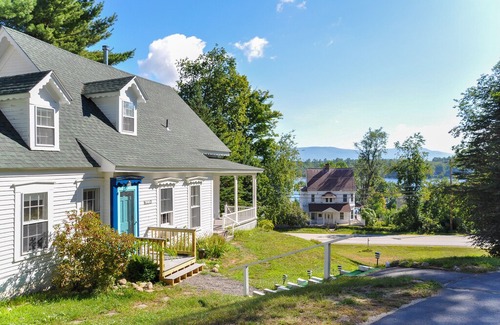 Center Harbor House | Lake View Family Home near Meredith and right in downtown Center Harbor