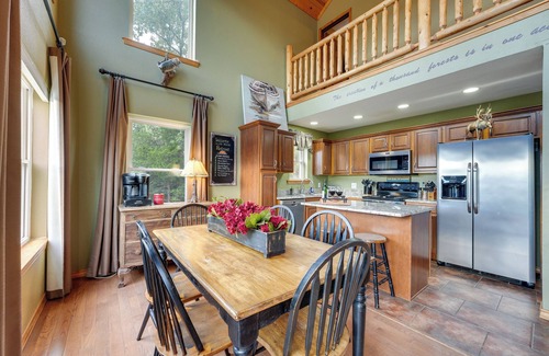 Blue Eye House | Lake-View Home in Blue Eye w/Hot Tub & Fire Pit!