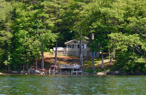 Meredith House | Lake Waukewan, Private Waterfront Cove, Incredible Sunsets, Meredith NH