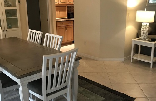 Pelican Bay House | Lakefront 3 bedroom, 2 bath home in gated community. Walking distance to beach.