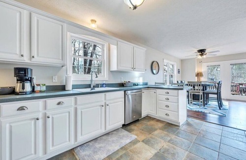 Moneta House | Lakefront 3BR Home with Dock, Fire Pit, Lawn Games, and Game Room