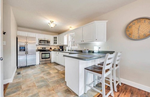 Moneta House | Lakefront 3BR Home with Dock, Fire Pit, Lawn Games, and Game Room