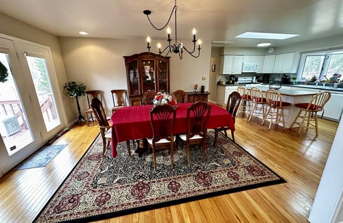 Bumpass House | Lakefront 5BR Vacation Home w/Sunset Views, sandy beach, firepit, fishing dock