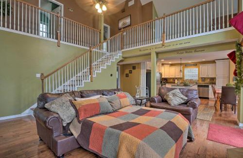 Blue Eye House | Lakefront Blue Eye Cottage with Hot Tub and Fire Pit!