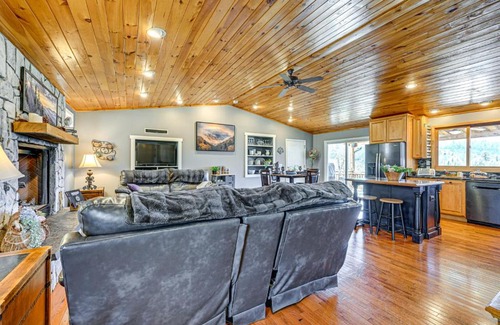 Robbinsville House | Lakefront Cabin Retreat with Dock in Robbinsville!