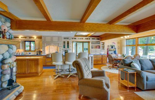 Cadillac House | Lakefront Cadillac Retreat with Sauna and Boating!