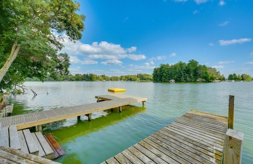 Chetek House | Lakefront Chetek Vacation Rental with Private Dock!