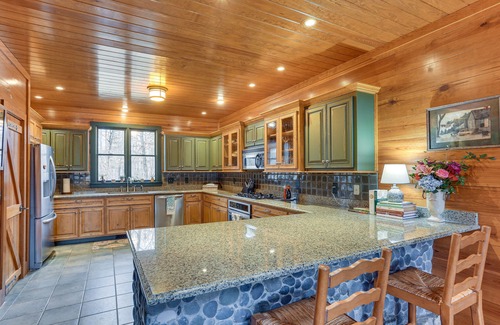 Mentone House | Lakefront Custom-Built Mentone Home: Game Room!
