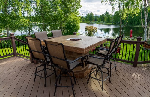 Rogers Park House | Lakefront Estate with Spectacular Mountain Views for Special Events only