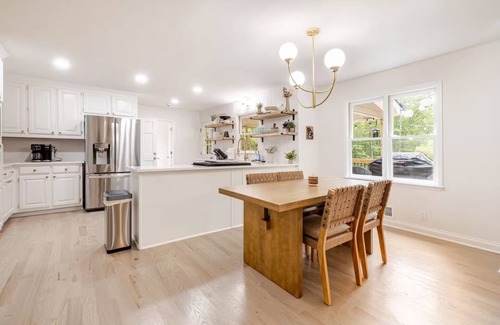 Stone Mountain House | Lakefront Getaway with Arcade, Big Yard, Near Stone Mountain