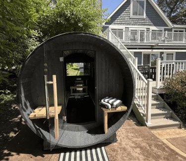 Ramsey County House | Lakefront Getaway- Hot Tub, Firepit & Fireplaces! home