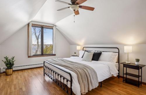 Ramsey County House | Lakefront Getaway- Hot Tub, Firepit & Fireplaces! home