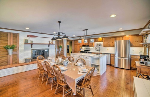 Harrison House | Lakefront Harrison Home w/Sunroom, Deck, & Dock!