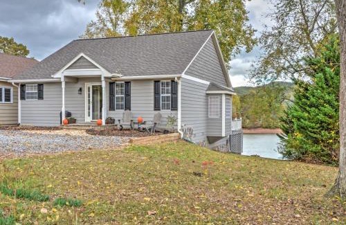 Hiawassee House | Lakefront Hiawassee Home with Boat Dock and Hot Tub!