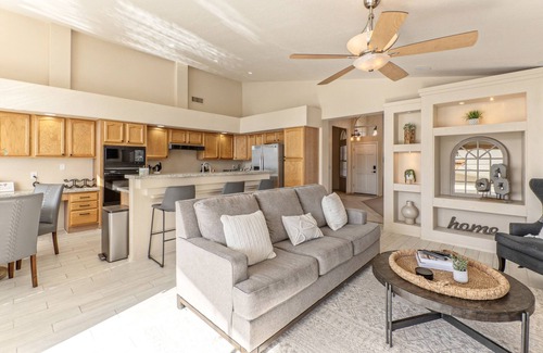 Arrowhead Lakes House | Lakefront Home complete with Mountain Views, Pool, Putting Green & Paddle Boat!
