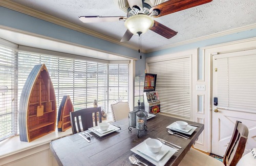 West Livingston House | Lakefront Home with Private Dock, Outdoor Kitchen & Kayaks - Dog-Friendly