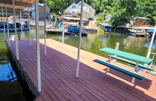 Lake Ozark House | Lakefront house RIGHT on the water! 3.3 mm Lake of the Ozarks. Calm cove